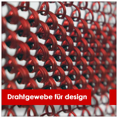 Drahtgewebe für interieur design